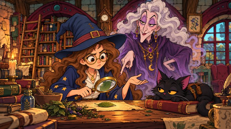 Morgana giving Elia a reluctant hint